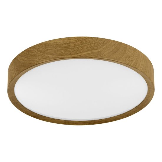 Eglo musurita plafoniera led 14,6w 3000k 34cm per cucina moderna effetto legno