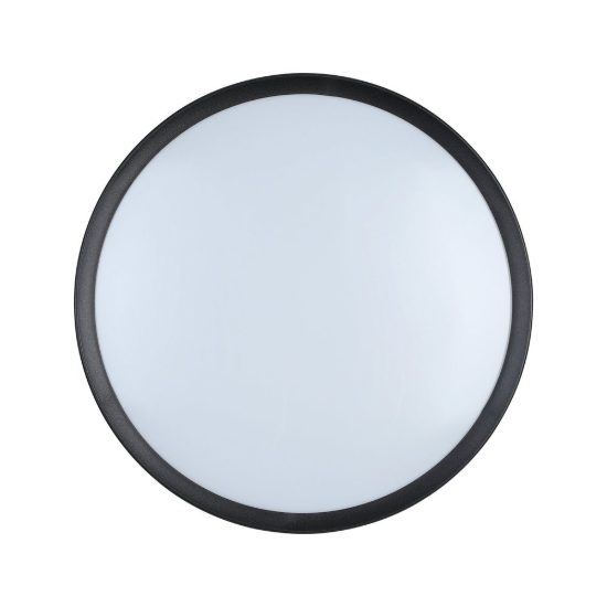 Eglo musurita plafoniera led 14,6w 3000k 34cm per cucina moderna nera