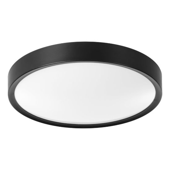 Eglo musurita plafoniera led 33w 3000k 44cm per camera da letto moderna nera