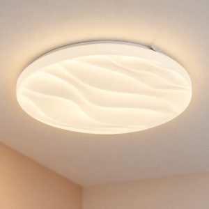 Eglo benariba plafoniera led 14,6w 3000k 33cm per cucina moderna bianca