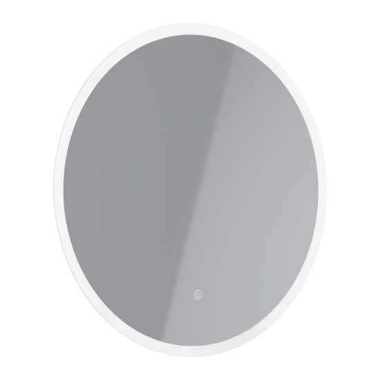 Eglo buenavista specchio con luce led 15,3w 4000k 60cm ip44 per bagno moderna argento