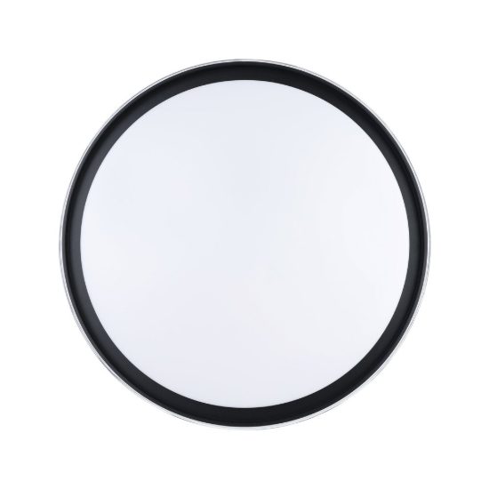 Eglo seluci plafoniera led 40w cct 3000k 6500k 49cm con telecomando per camera da letto moderna nera