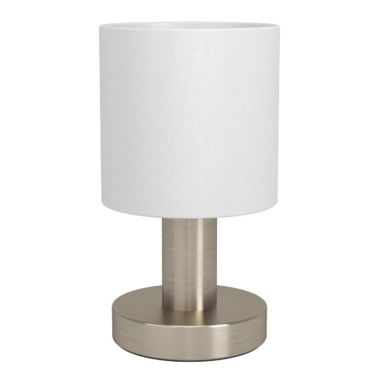 Eglo montetto abat-jour per camera da letto e14 18cm moderna nichel