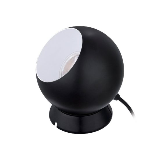 Eglo petto 1 abat-jour per camera da letto gu10 led 2,8w 3000k 13,5cm moderna nera