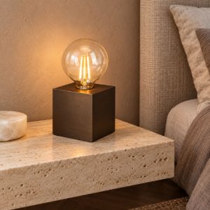 Eglo prestwick 2 abat-jour per camera da letto e27 10cm industriale bronzo scuro