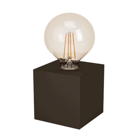Eglo prestwick 2 abat-jour per camera da letto e27 10cm industriale bronzo scuro