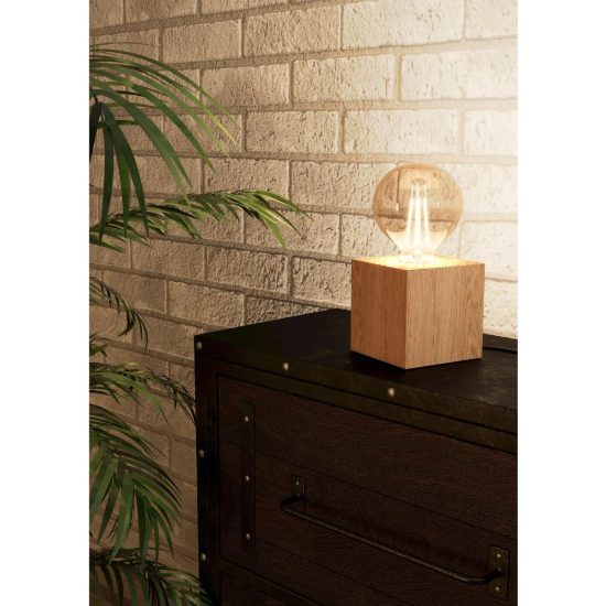 Eglo prestwick 2 abat-jour per camera da letto e27 9,5cm industriale marrone