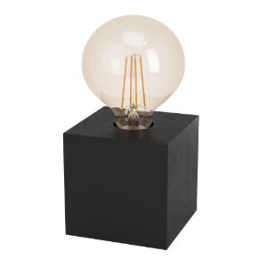 Eglo prestwick 2 abat-jour per camera da letto e27 9,5cm industriale nera