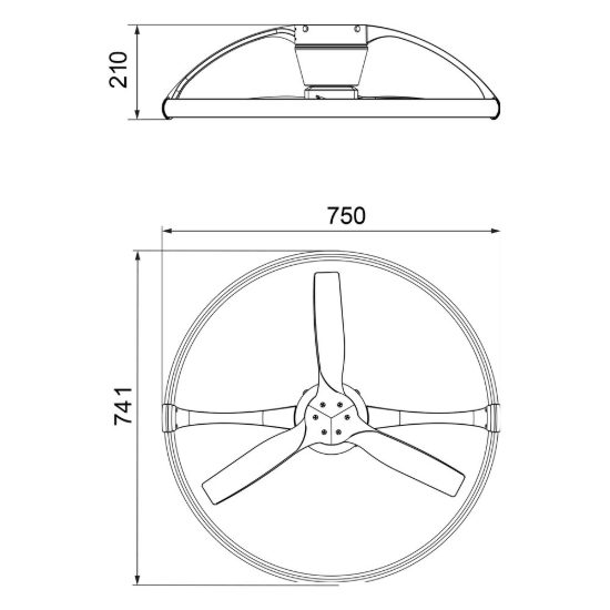 Ventilatore a plafone da soffitto bianco legno con telecomando led cct 2700k 5000k dimmerabile