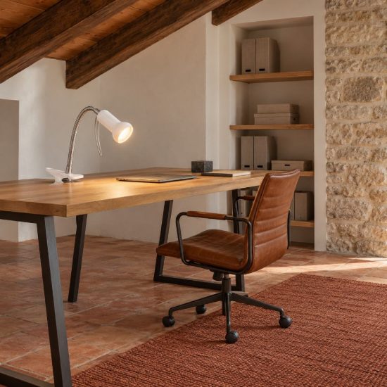 Eglo fabio lampada a pinza e14 37,5cm per ufficio moderna bianca e argento