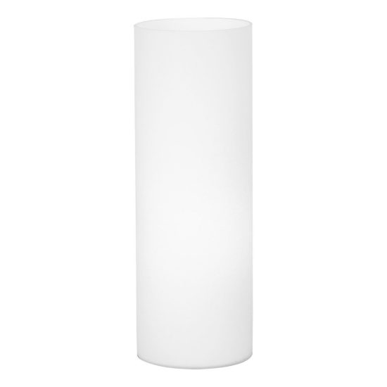 Eglo geo abat-jour per camera da letto e27 35cm moderna bianca
