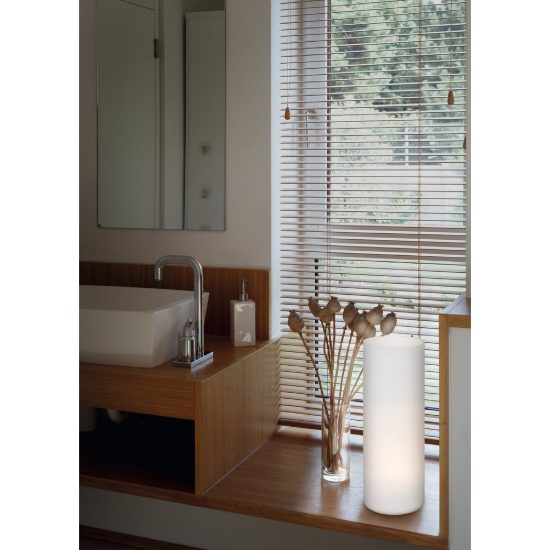 Eglo geo abat-jour per camera da letto e27 35cm moderna bianca