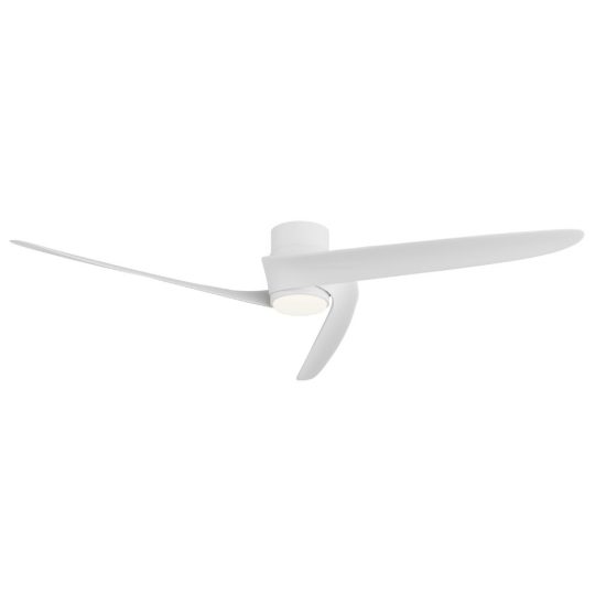 Ventilatore da soffitto bianco con luce con telecomando led 20w cct 2700k 5000k dimmerabile