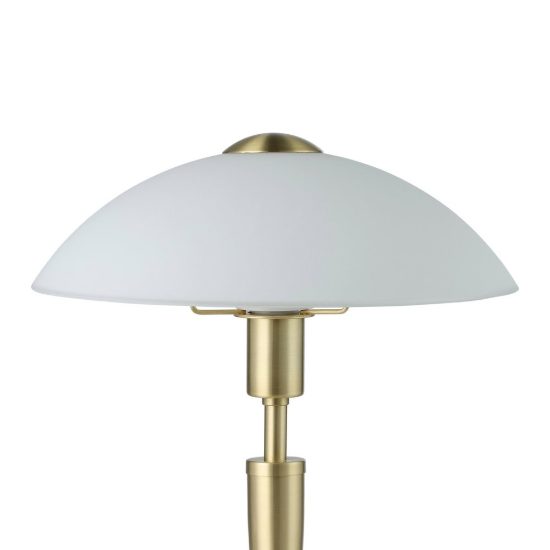 Eglo solo 1 abat-jour per camera da letto e14 35cm dimmerabile moderna ottone opaco