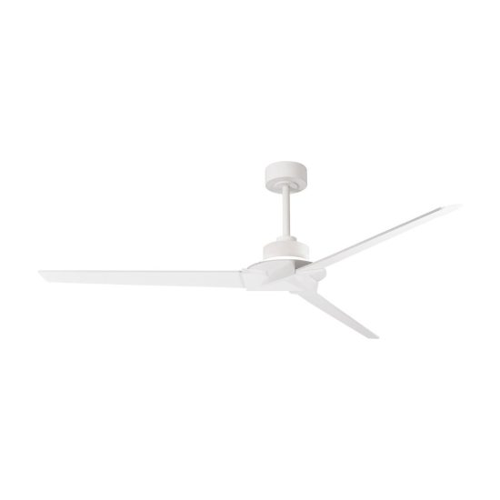 Ventilatore da soffitto da esterno bianco con luce e telecomando led cct 2700k 5000k ip44