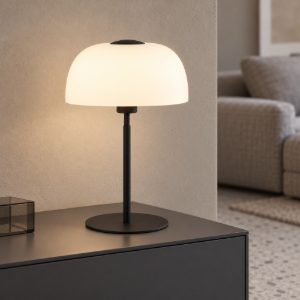 Eglo solo 2 lampada da tavolo e27 41,5cm per soggiorno moderna nera