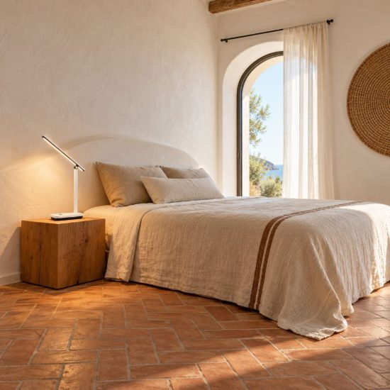 Eglo iniesta abat-jour per camera da letto led 3,6w cct 3000k 6500k 35cm moderna bianca e nera