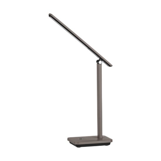 Eglo iniesta abat-jour per camera da letto led 3,6w cct 3000k 6500k 35cm moderna nera