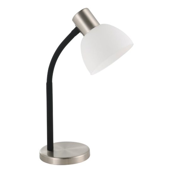 Eglo macere abat-jour per camera da letto e14 34cm moderna nichel