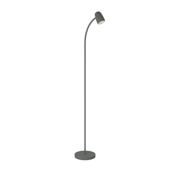 Eglo carlo piantana e14 170cm per ufficio moderna verde e bianca