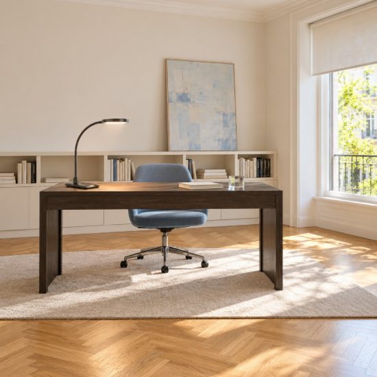 Eglo lauro lampada da scrivania led 5,5w cct 2700k 6500k 36cm dimmerabile per ufficio moderna nera