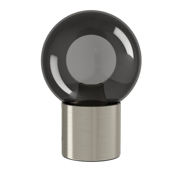 Eglo bravino abat-jour per camera da letto e14 17,5cm dimmerabile moderna nichel
