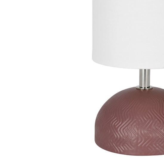 Eglo romanoro abat-jour per camera da letto e14 19,5cm moderna rosa