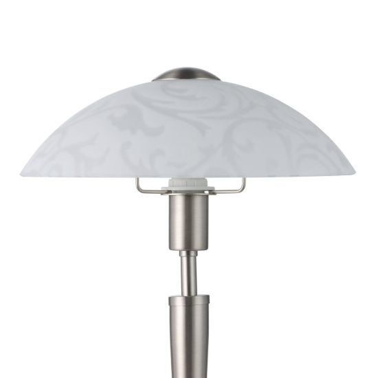 Eglo solo abat-jour per camera da letto e14 32cm dimmerabile moderna nichel