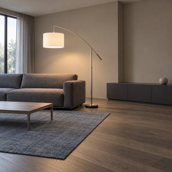 Eglo nadina piantana ad arco e27 195cm per soggiorno moderna nichel