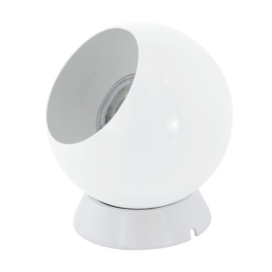 Eglo petto 1 abat-jour per camera da letto gu10 led 2,8w 3000k 13,5cm moderna bianca