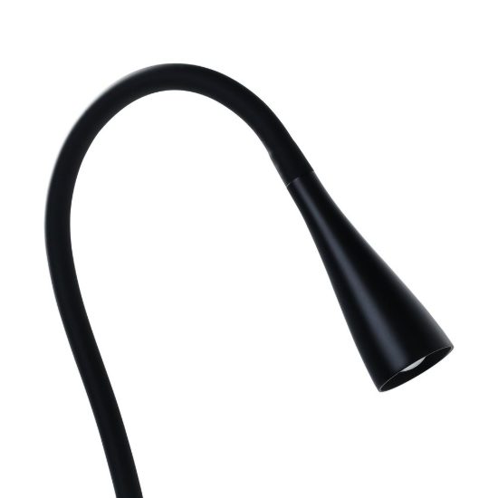 Eglo snapora lampada da scrivania led 3w 3000k 48,5cm dimmerabile per ufficio moderna nera