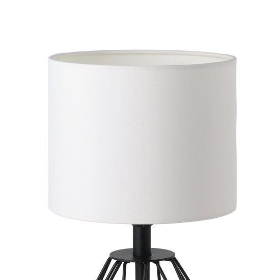 Eglo carlton 2 abat-jour per camera da letto e14 30,5cm moderna nera