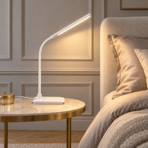 Eglo laroa abat-jour per camera da letto led 4,2w 4000k 32,5cm dimmerabile moderna bianca