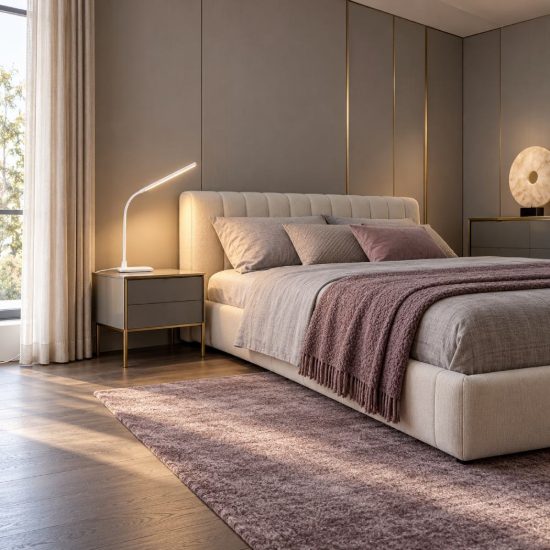 Eglo laroa abat-jour per camera da letto led 4,2w 4000k 32,5cm dimmerabile moderna bianca