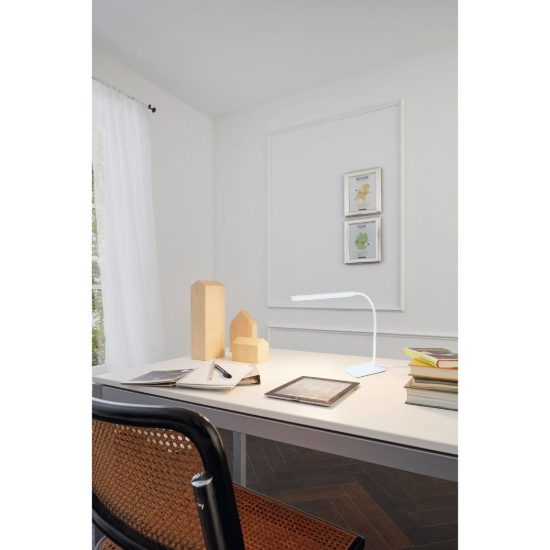 Eglo laroa abat-jour per camera da letto led 4,2w 4000k 32,5cm dimmerabile moderna bianca