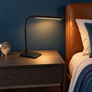 Eglo laroa abat-jour per camera da letto led 4,2w 4000k 32,5cm dimmerabile moderna nera
