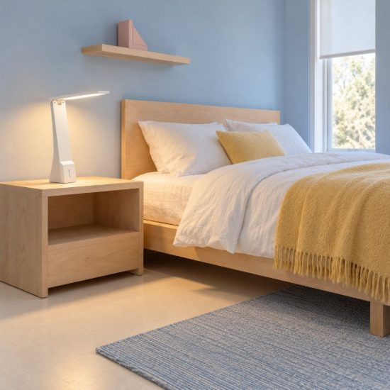Eglo la seca abat-jour per camera da letto led 1,8w cct 3000k 5000k 26cm dimmerabile moderna bianca
