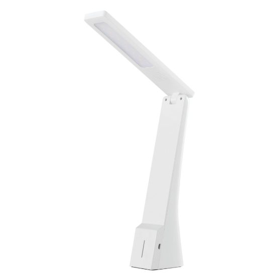 Eglo la seca abat-jour per camera da letto led 1,8w cct 3000k 5000k 26cm dimmerabile moderna bianca