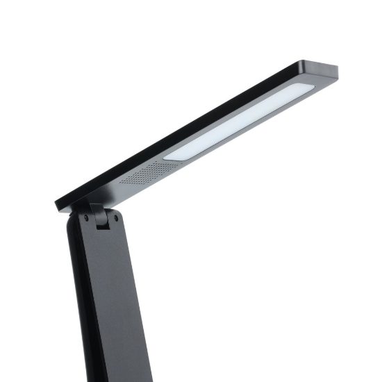 Eglo la seca abat-jour per camera da letto led 1,8w cct 3000k 5000k 26cm dimmerabile moderna nera