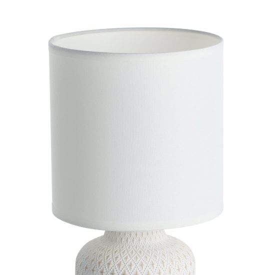 Eglo bellariva abat-jour per camera da letto e14 32cm moderna bianco panna