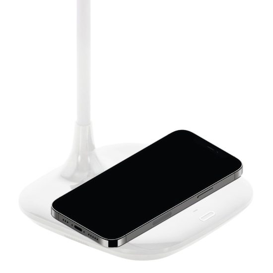 Eglo masserie lampada da scrivania led 3,7w 4000k 38,5cm dimmerabile per ufficio moderna bianca