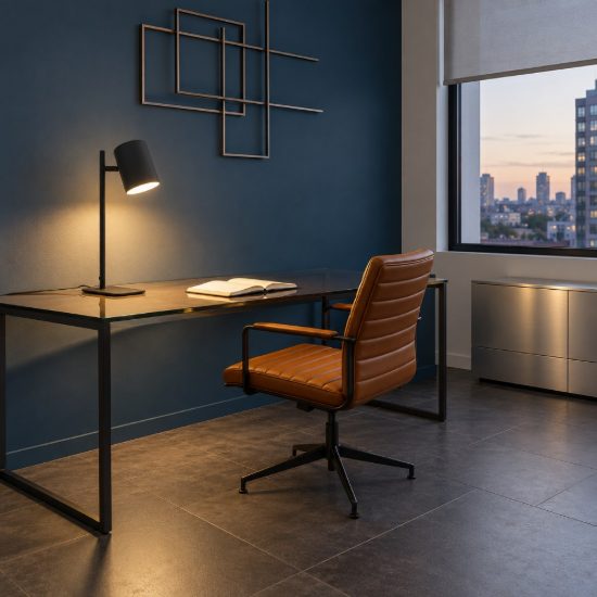 Eglo ceppino lampada da scrivania gu10 led 4,5w 3000k 38cm per ufficio moderna nera e bianca