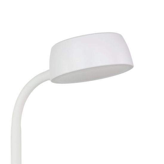 Eglo cabales abat-jour per camera da letto led 4,6w 3000k 34cm moderna bianca