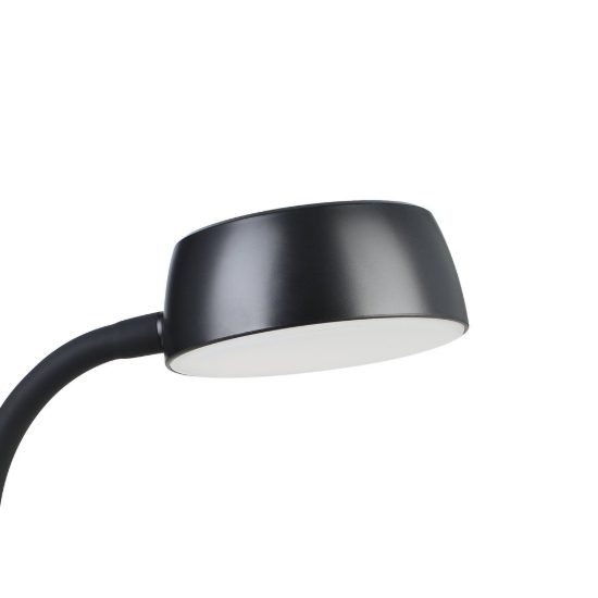 Eglo cabales abat-jour per camera da letto led 4,6w 3000k 34cm moderna nera