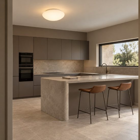Eglo ella plafoniera 2 luci 35cm per cucina moderna bianca con vetro opalino