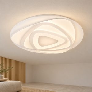 Eglo palagiano plafoniera led 21w 4000k 38cm per soggiorno moderna bianca