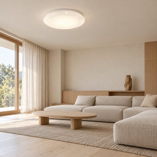 Eglo sileras plafoniera led 31w cct 2700k 6500k 60cm con telecomando per soggiorno moderna bianca
