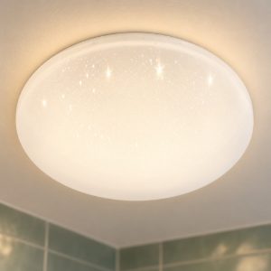 Eglo frania s plafoniera da bagno moderna tonda led 15w 3000k ip44