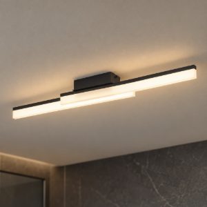 Eglo palmital plafoniera da bagno design moderno led 22w 3000k ip44