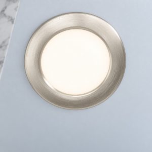 Eglo fueva 6 z faretto da incasso per cartongesso led 5w rgb 2700k 6500k con controllo smart nichel opaco